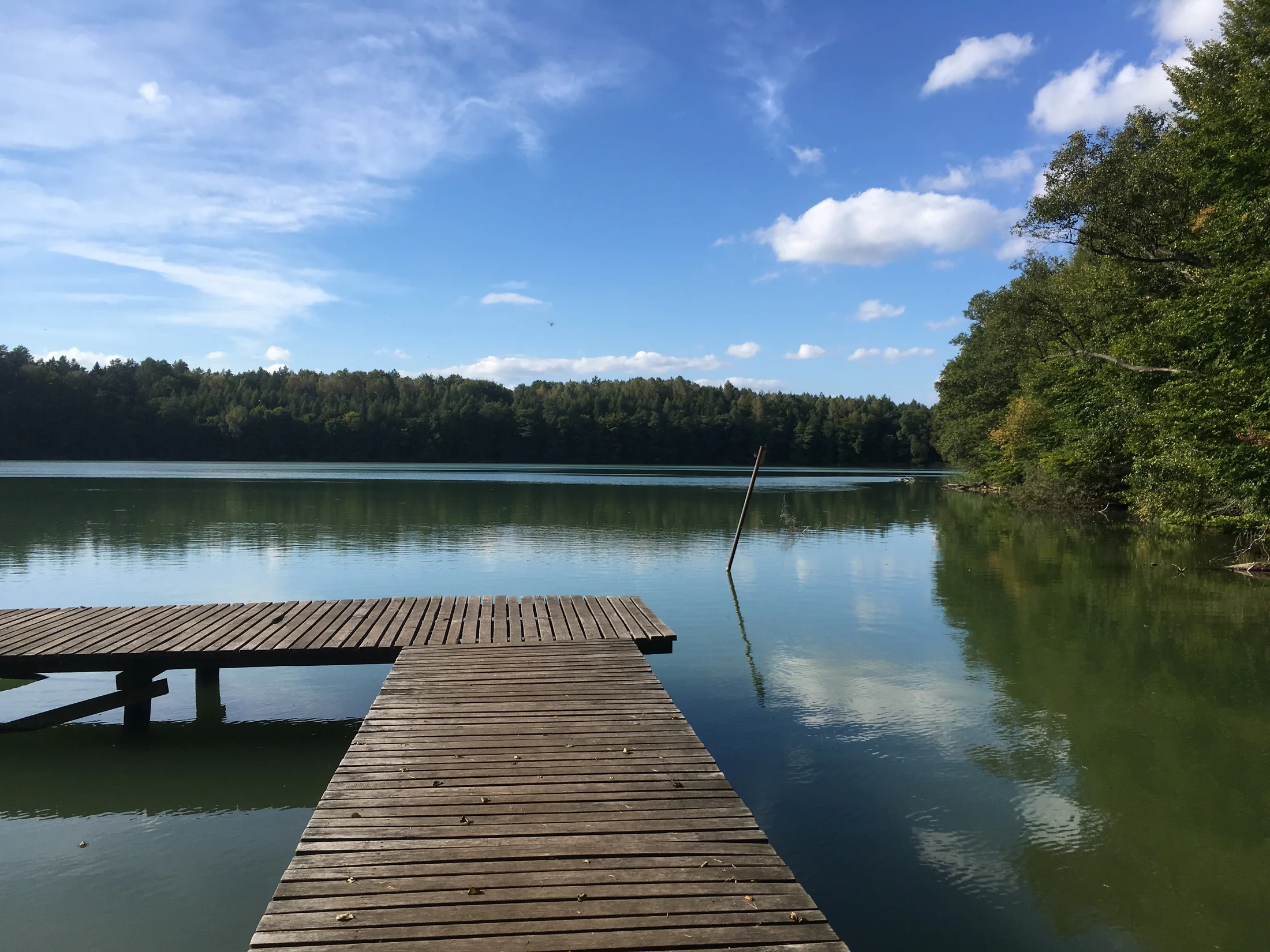 Pomost nad jeziorem Urowiec